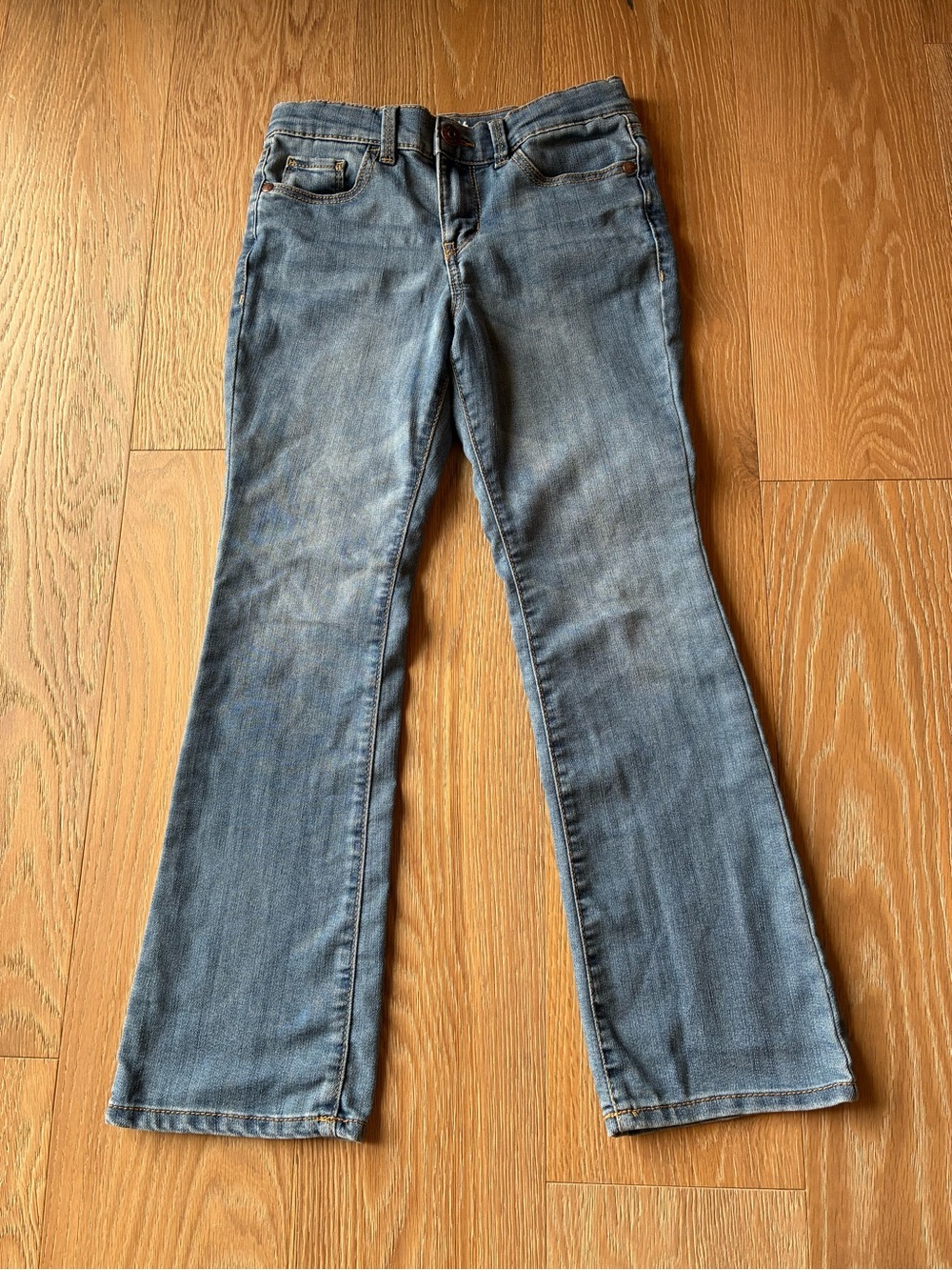 OshKosh B'gosh Medium Wash Boot Cut Kids Size 7 Jeans Flare Denim